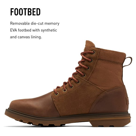 Brand New Sorel Men's Waterproof Leather Winter Boots - Picture 2 of 6